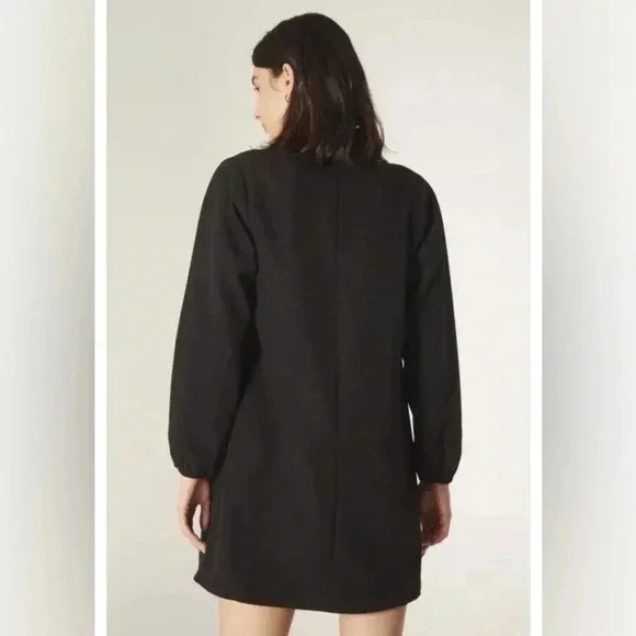 Compania Fantastica Black Cravate Dress NWT - Picture 7 of 9